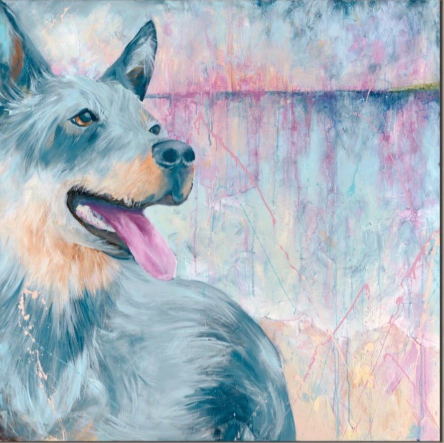 “Toby” (Blue Cattle Dog) - Signed Print